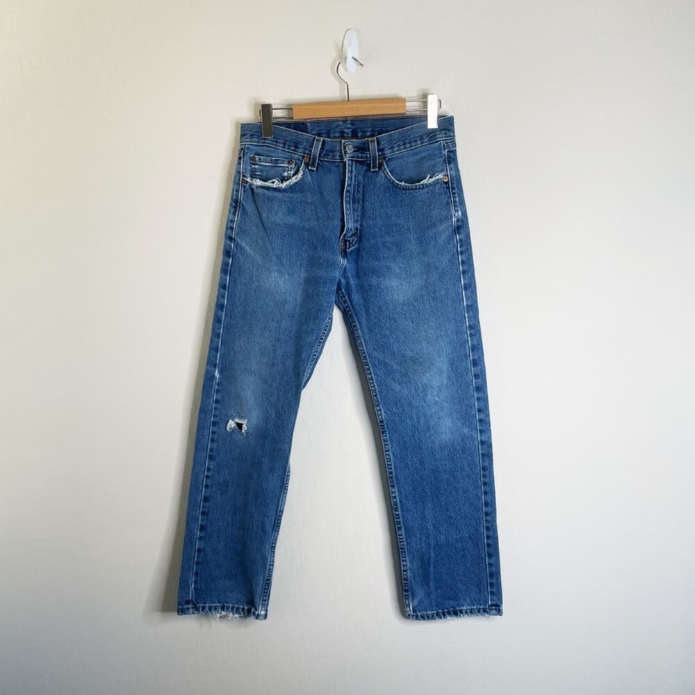 Vintage Levi's 505 Mid Rise Straight - Picture 2 of 8